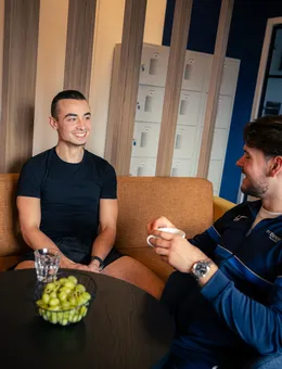 Ontspannen in de lounge